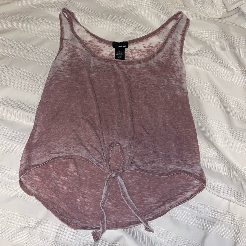 Purple-Pink cropped top